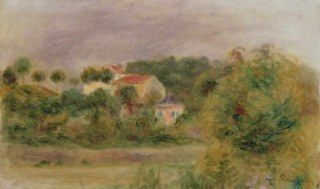 Houses in the Park by Pierre Auguste Renoir