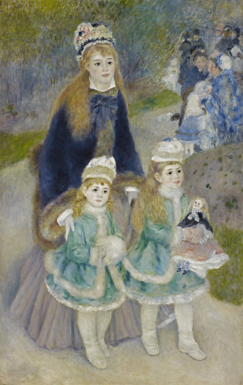 The Promenade by Pierre Auguste Renoir