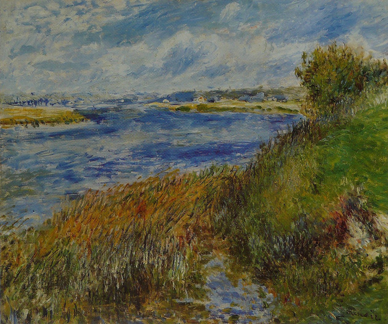 The Seine at Champrosay by Pierre Auguste Renoir