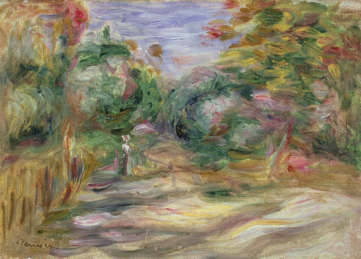 Landscape - Lane by Pierre Auguste Renoir