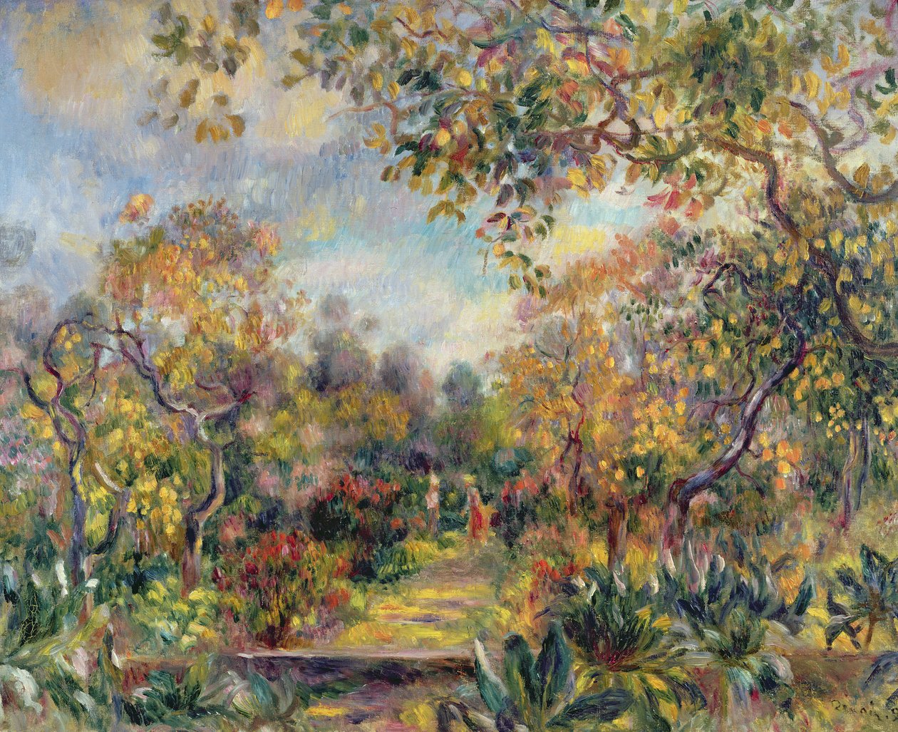 Landscape at Beaulieu, c.1893 by Pierre Auguste Renoir
