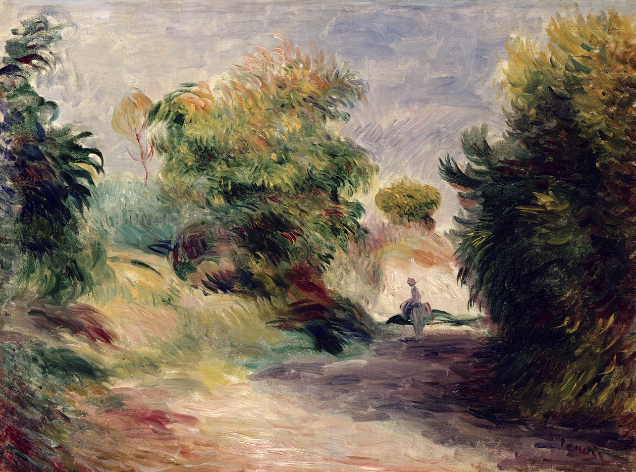 Landscape near Cagnes, 1907 by Pierre Auguste Renoir