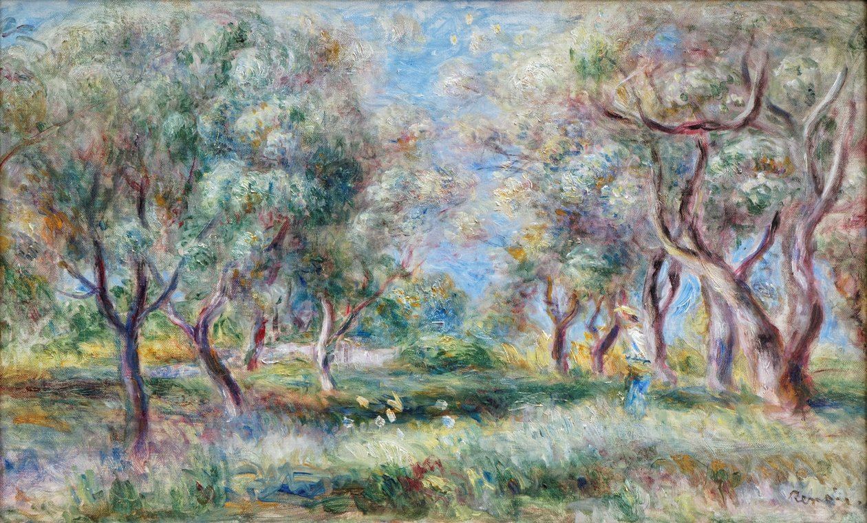 The Olive Trees of Cagnes by Pierre Auguste Renoir