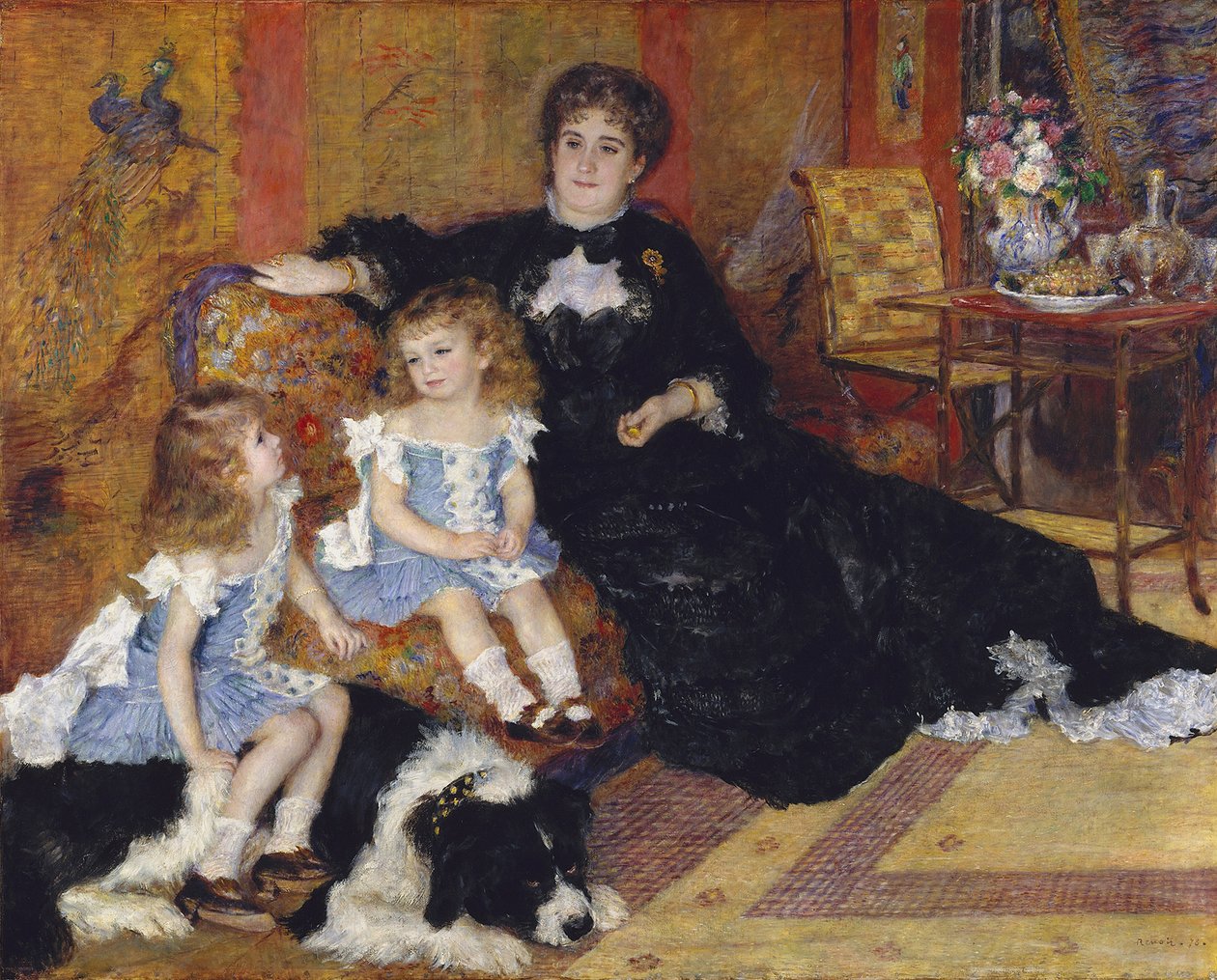 Madame Georges Charpentier and Her Children, 1878 by Pierre Auguste Renoir