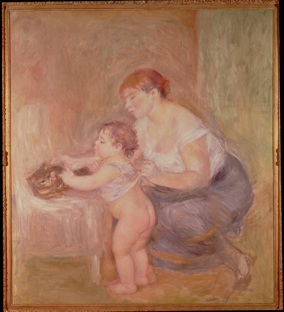 Mother and Child by Pierre Auguste Renoir