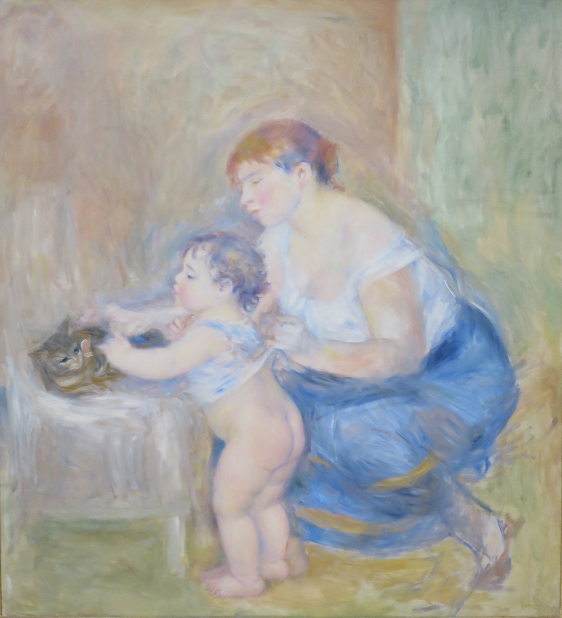 Mother and Child by Pierre Auguste Renoir