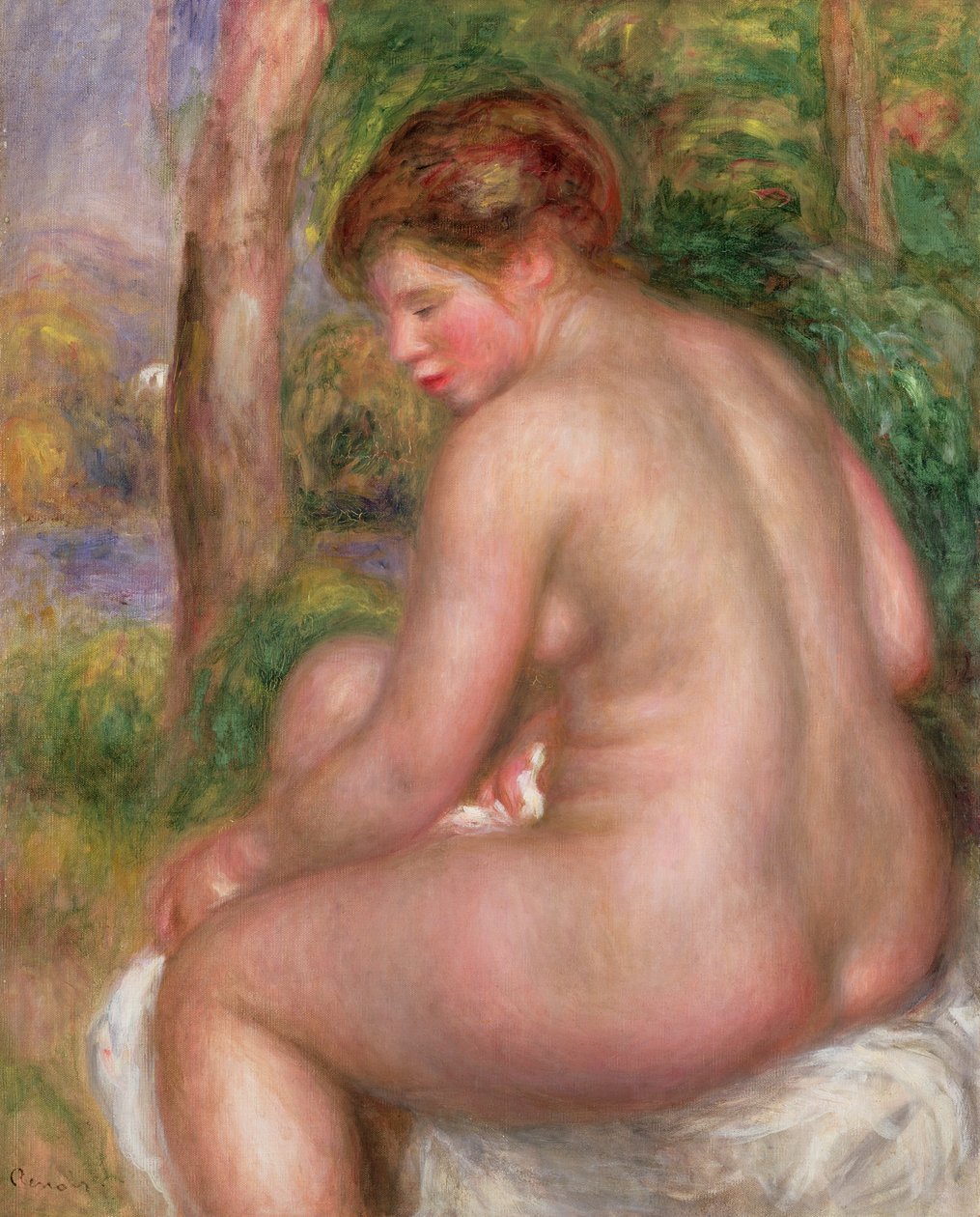 Nude, Back View, 1911 by Pierre Auguste Renoir