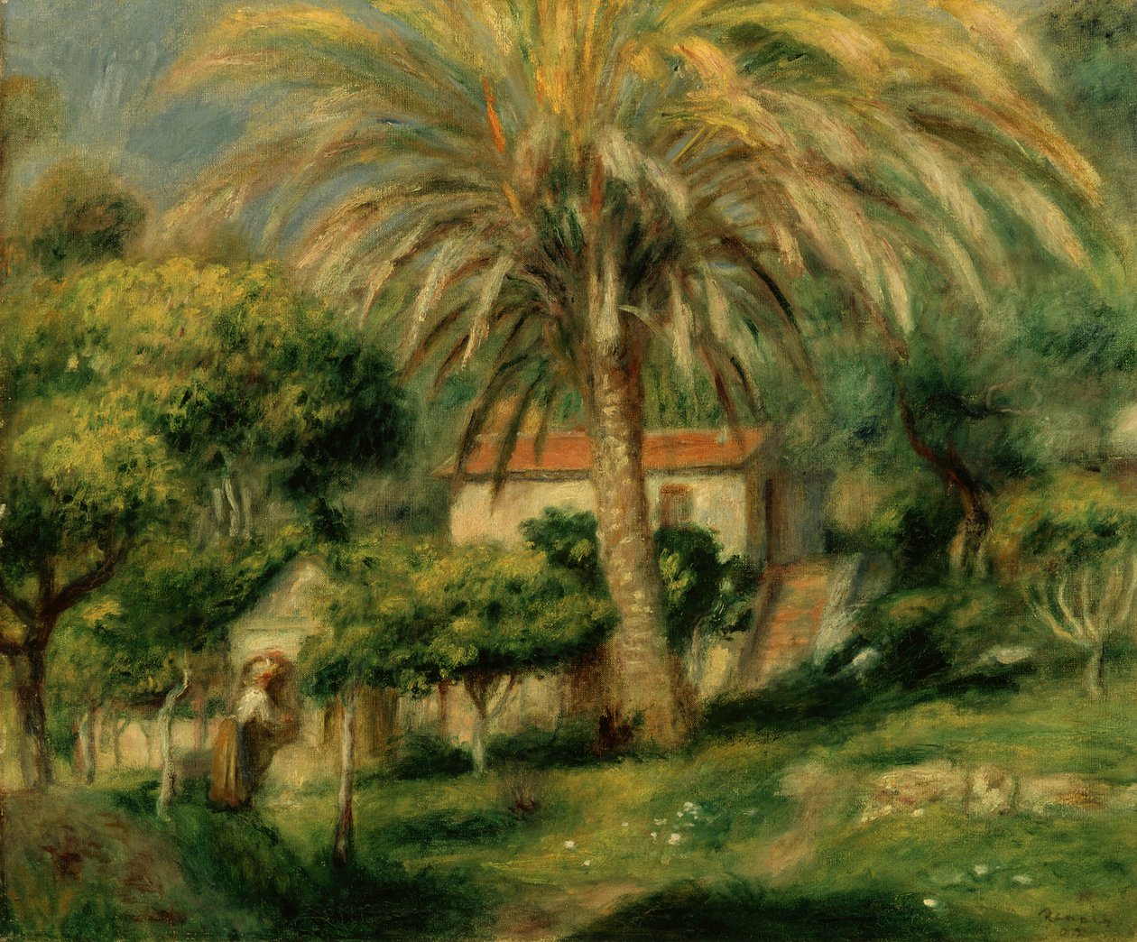 Palm Trees by Pierre Auguste Renoir