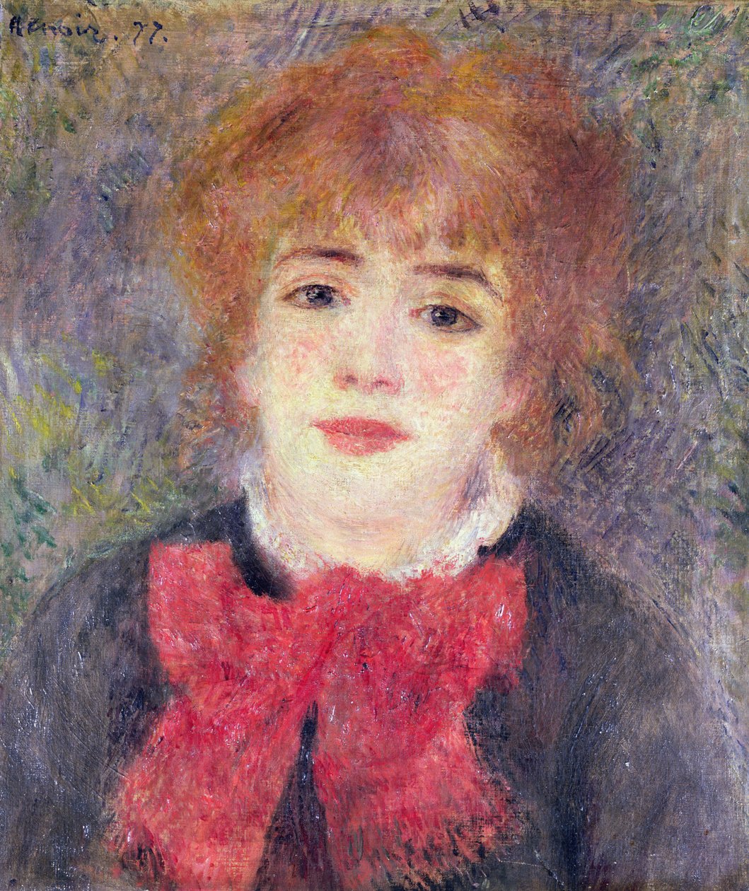Portrait of Jeanne Samary (1857-90) by Pierre Auguste Renoir