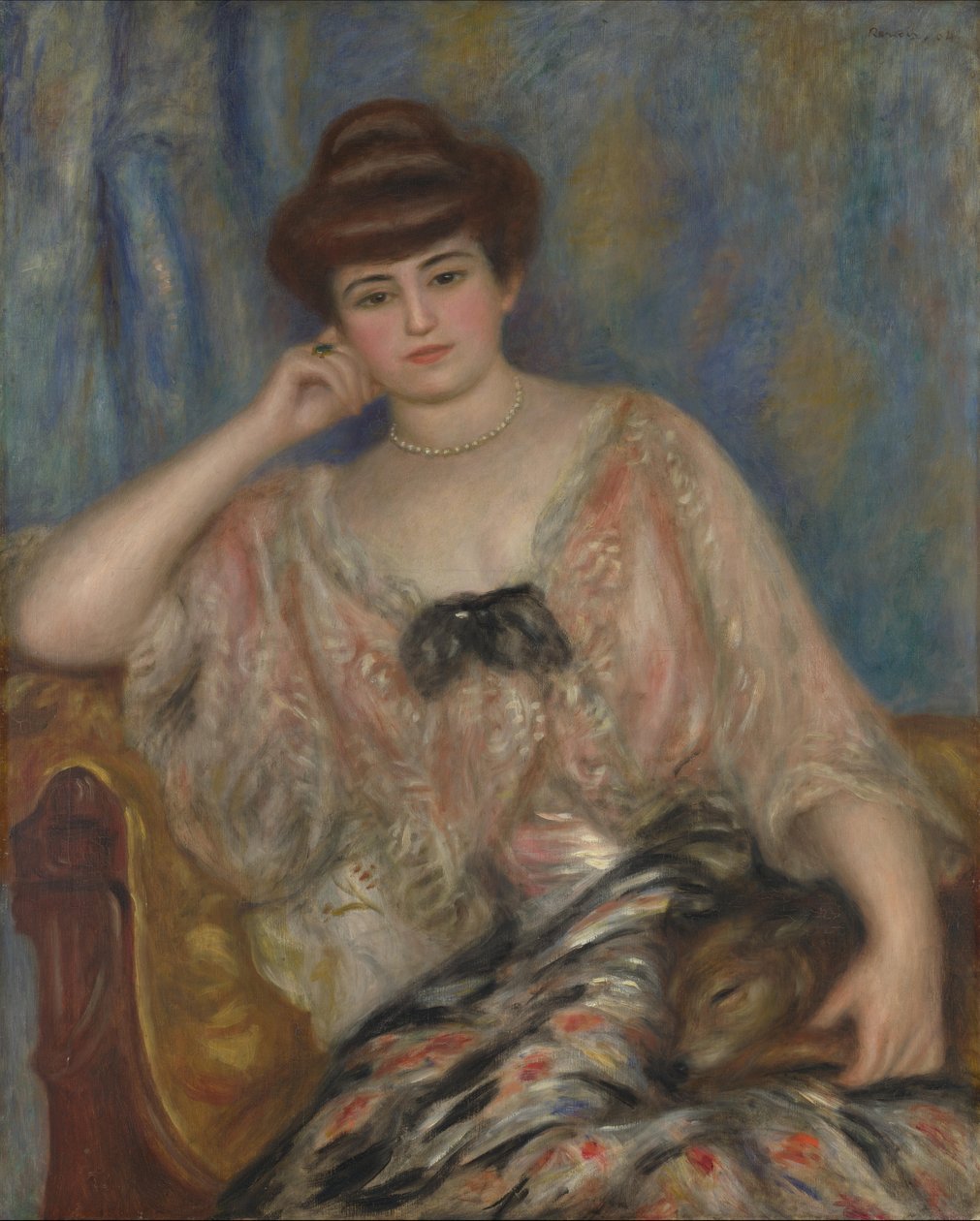 Portrait of Misia Godebska-Sert by Pierre Auguste Renoir