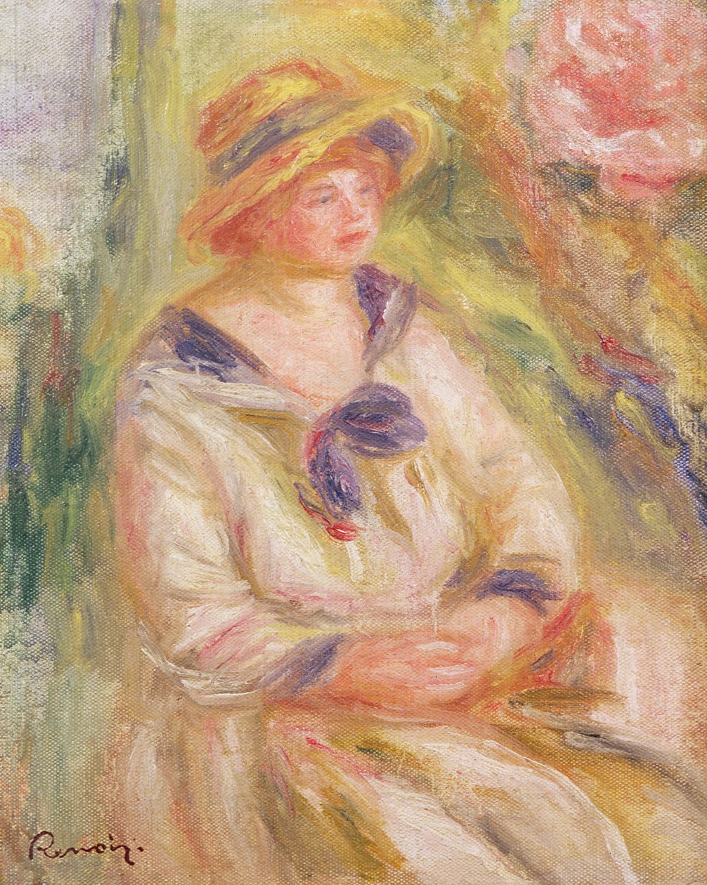 Portrait of a Woman by Pierre Auguste Renoir