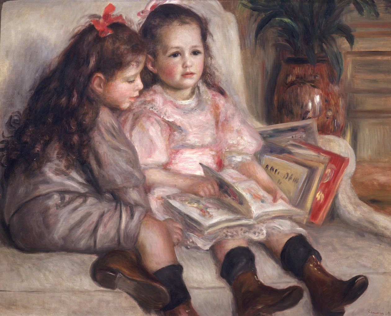 Portraits of children, or The Children of Martial Caillebotte, 1895 by Pierre Auguste Renoir