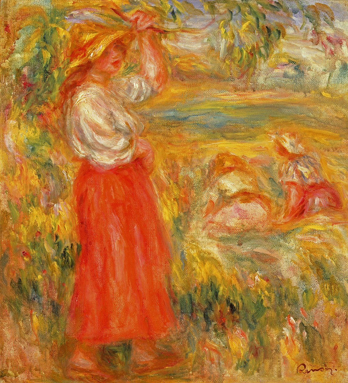 Reapers, c.1919 by Pierre Auguste Renoir