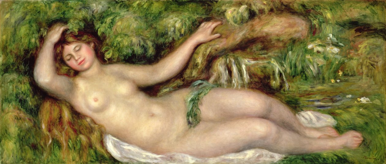 Reclining Nude by Pierre Auguste Renoir