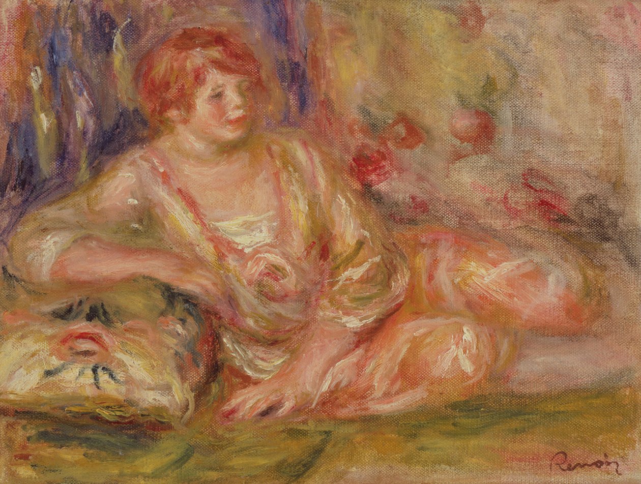 Reclining Odalisque by Pierre Auguste Renoir