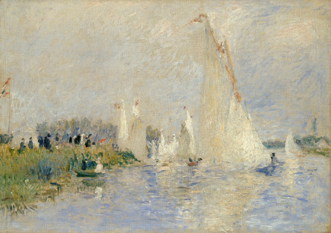 Regatta at Argenteuil by Pierre Auguste Renoir