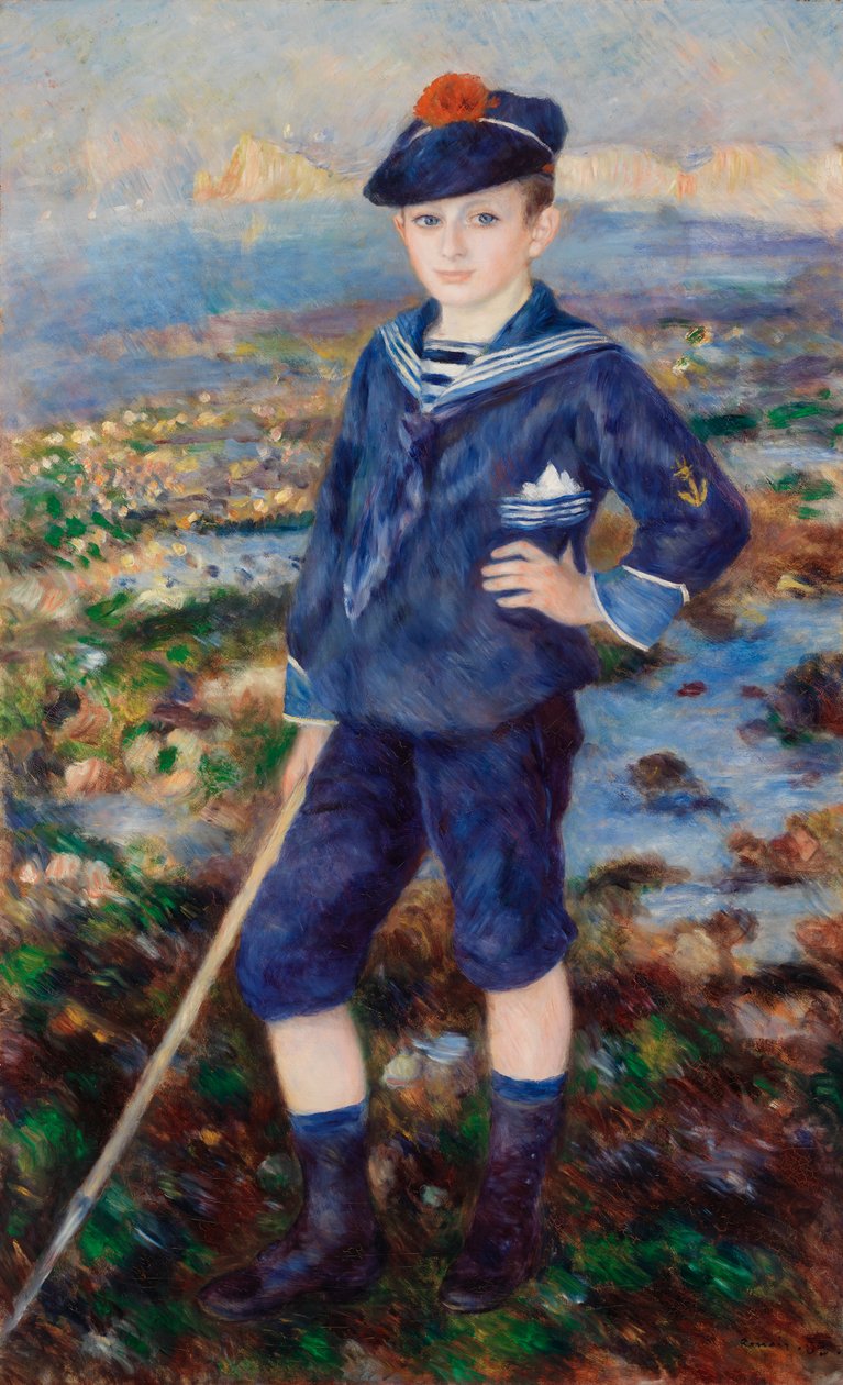 Sailor Boy (Portrait of Robert Nunès) by Pierre Auguste Renoir