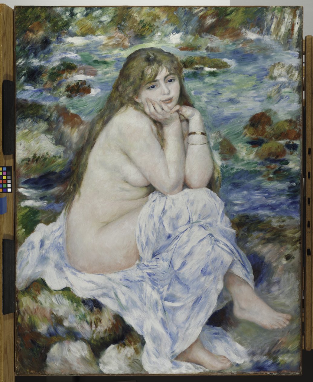 Seated Bather by Pierre Auguste Renoir