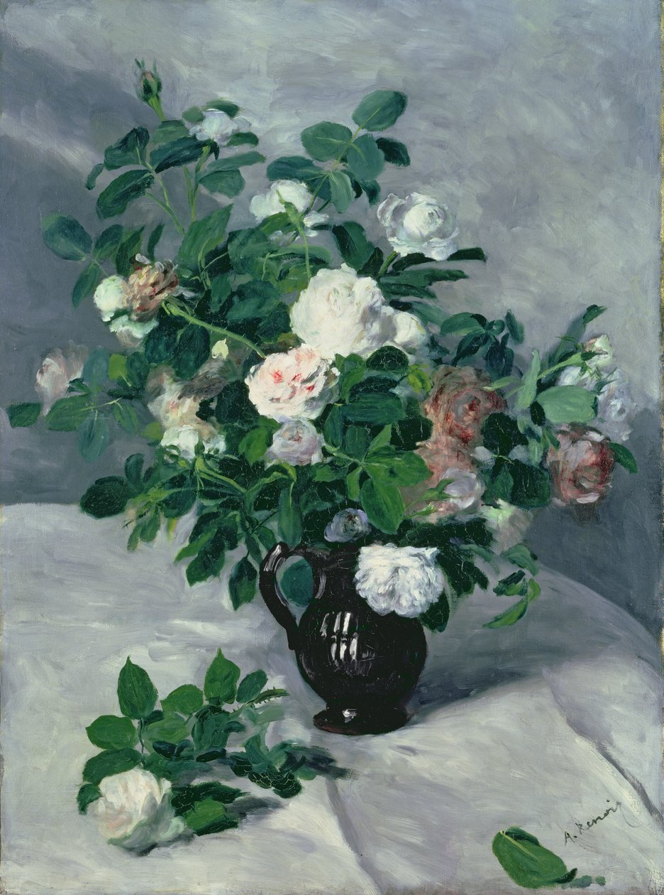Still Life with Roses by Pierre Auguste Renoir