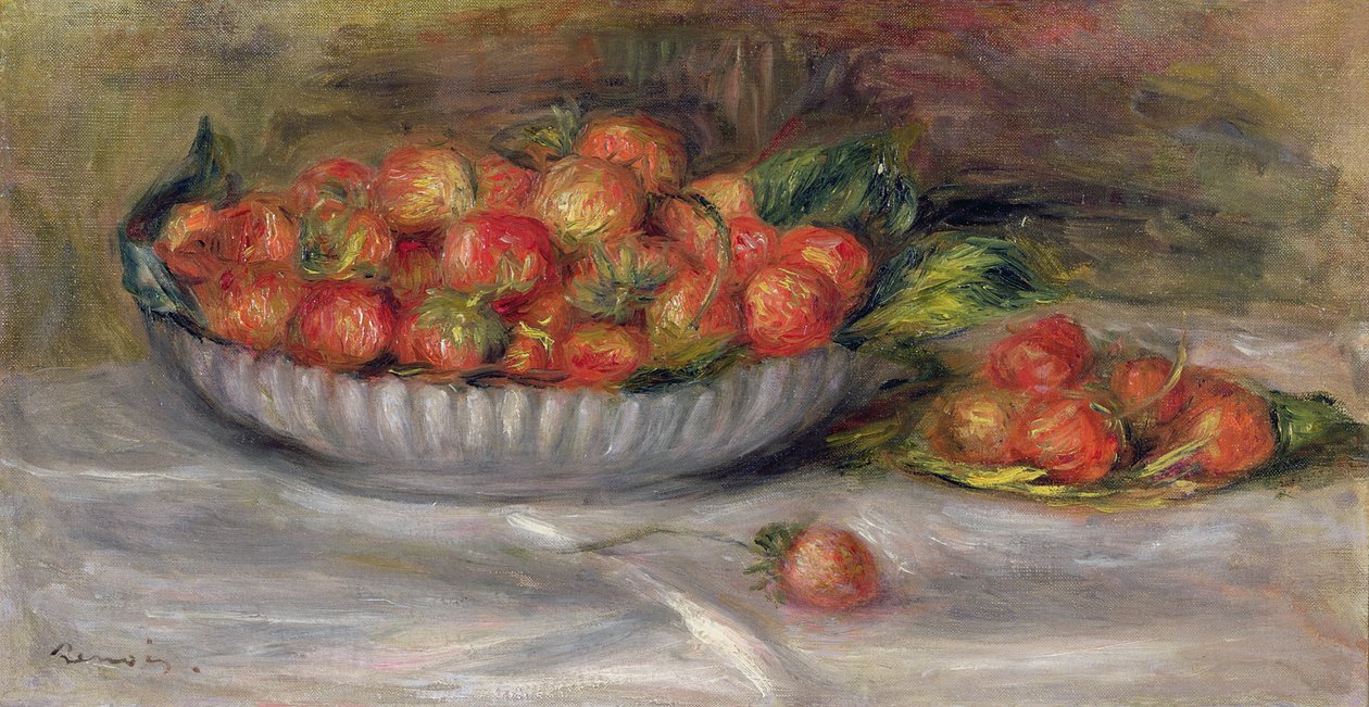 Still Life with Strawberries, 1914 by Pierre Auguste Renoir