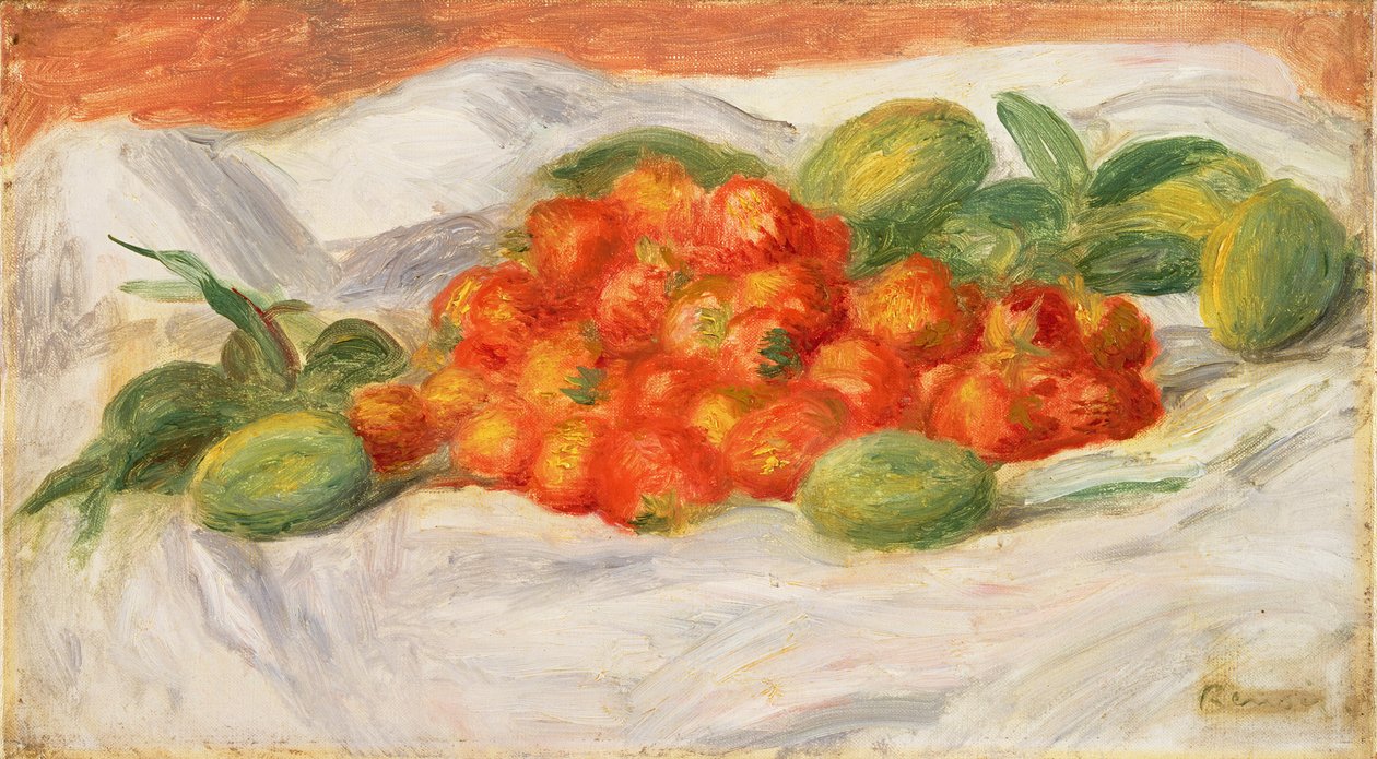 Strawberries and Almonds by Pierre Auguste Renoir