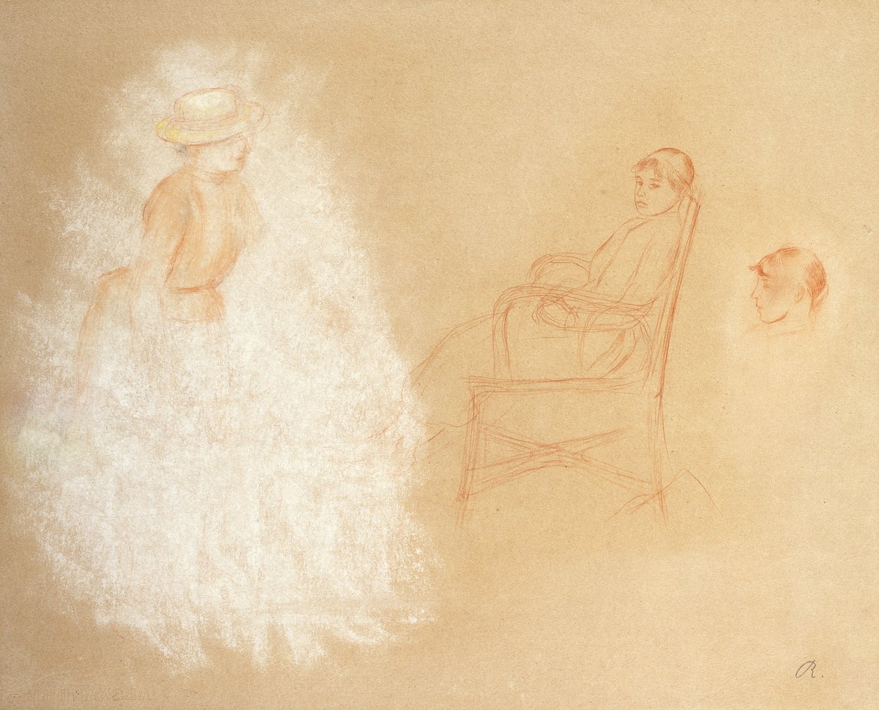 Studies of Women by Pierre Auguste Renoir