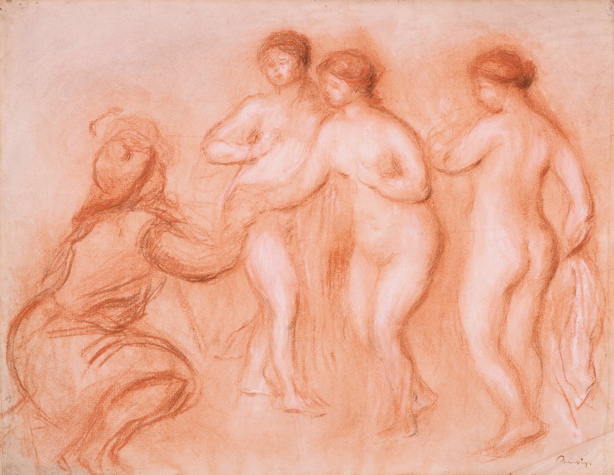 The Judgement of Paris by Pierre Auguste Renoir
