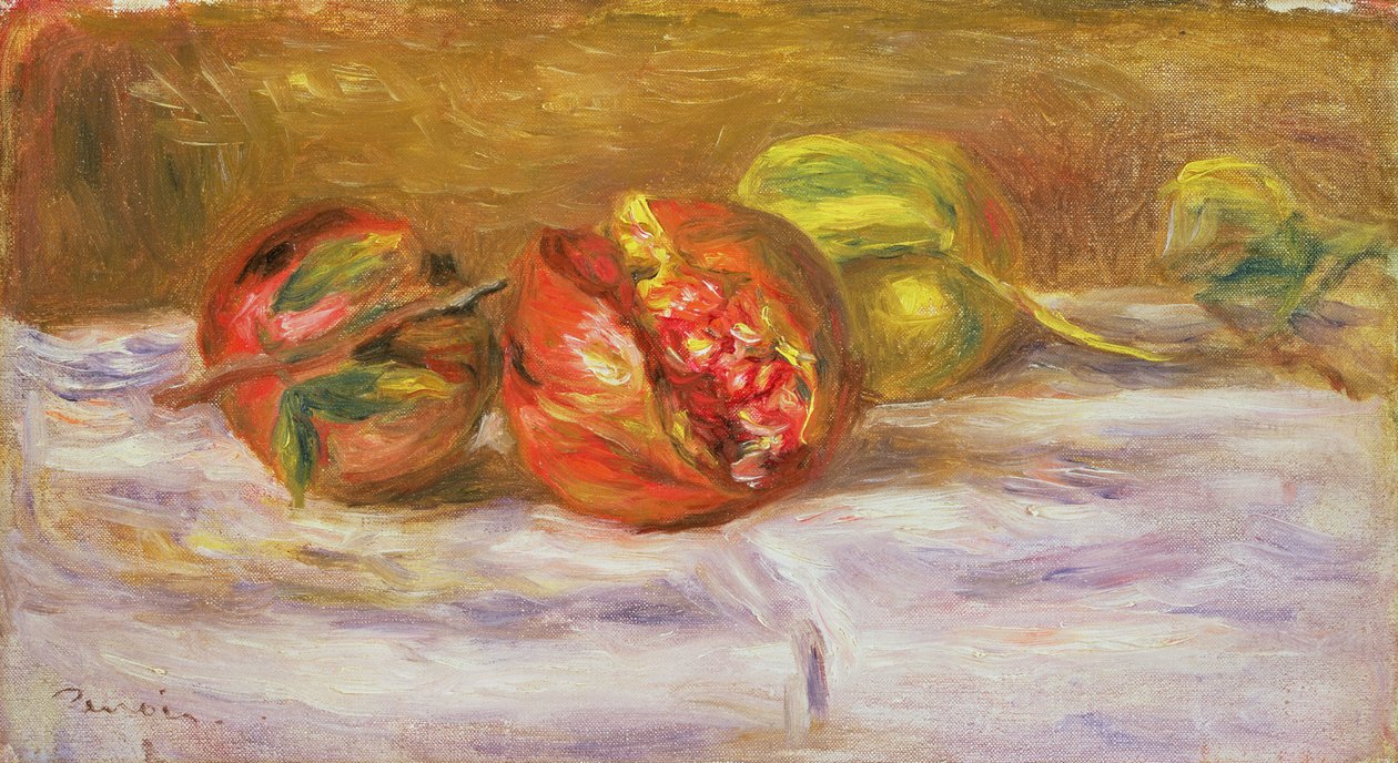 Two Pomegranates by Pierre Auguste Renoir