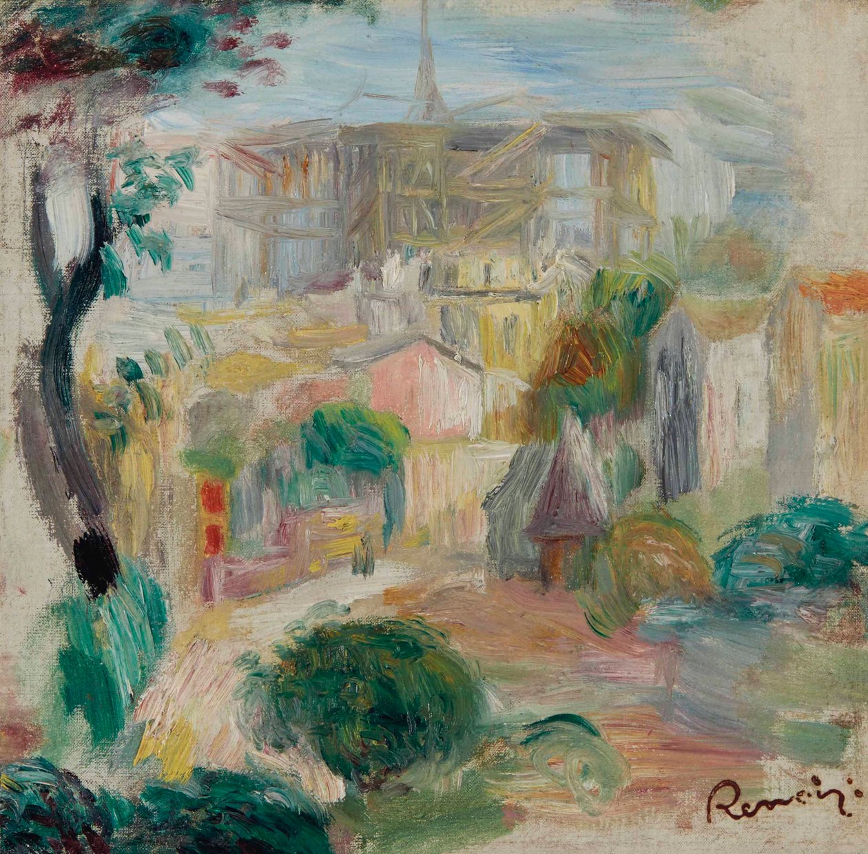 View of the Sacré-Cœur by Pierre Auguste Renoir