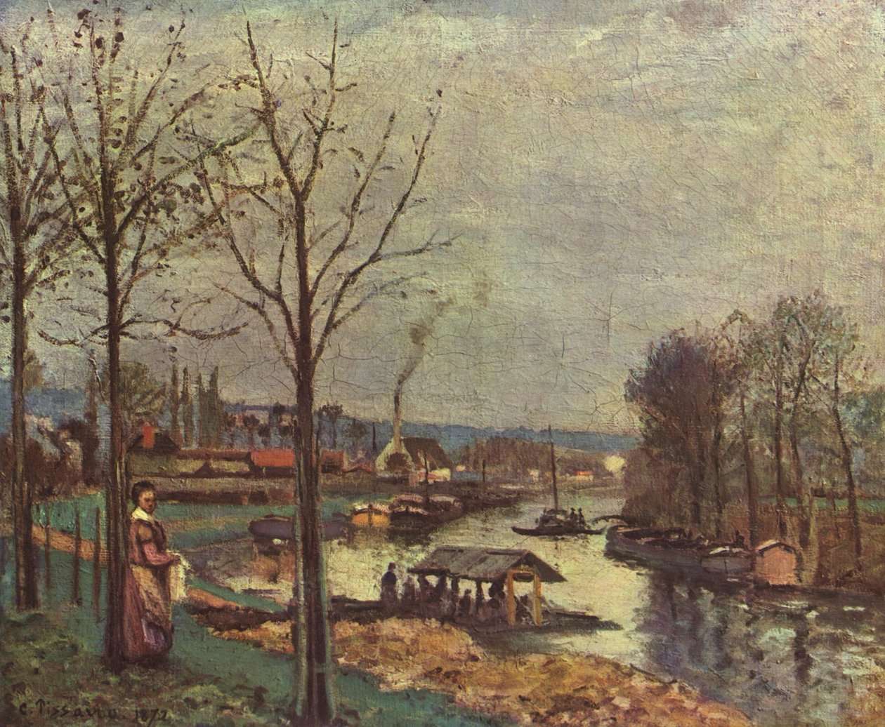 Washing Place of Pontoise by Pierre Auguste Renoir