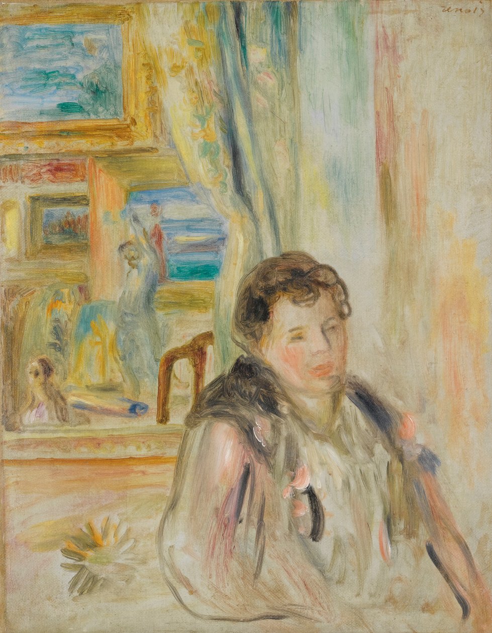 Woman in an Interior by Pierre Auguste Renoir