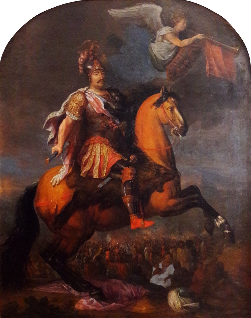 Equestrian Portrait of King John III Sobieski of Poland by Pierre Denis Martin