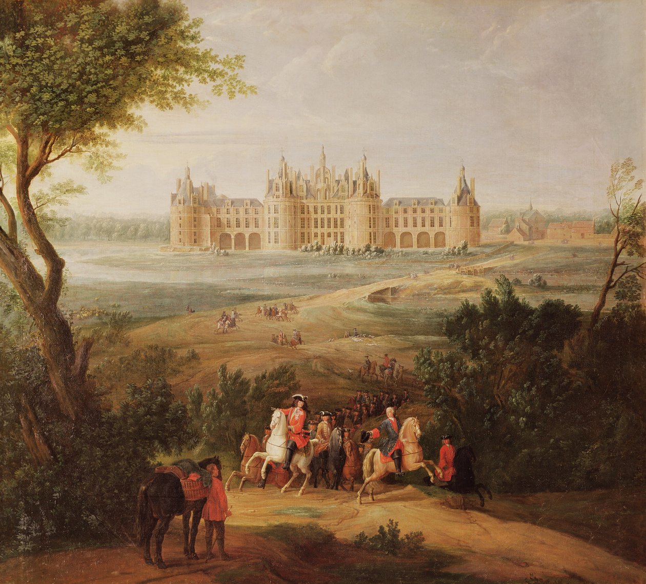 The Chateau de Chambord by Pierre Denis Martin