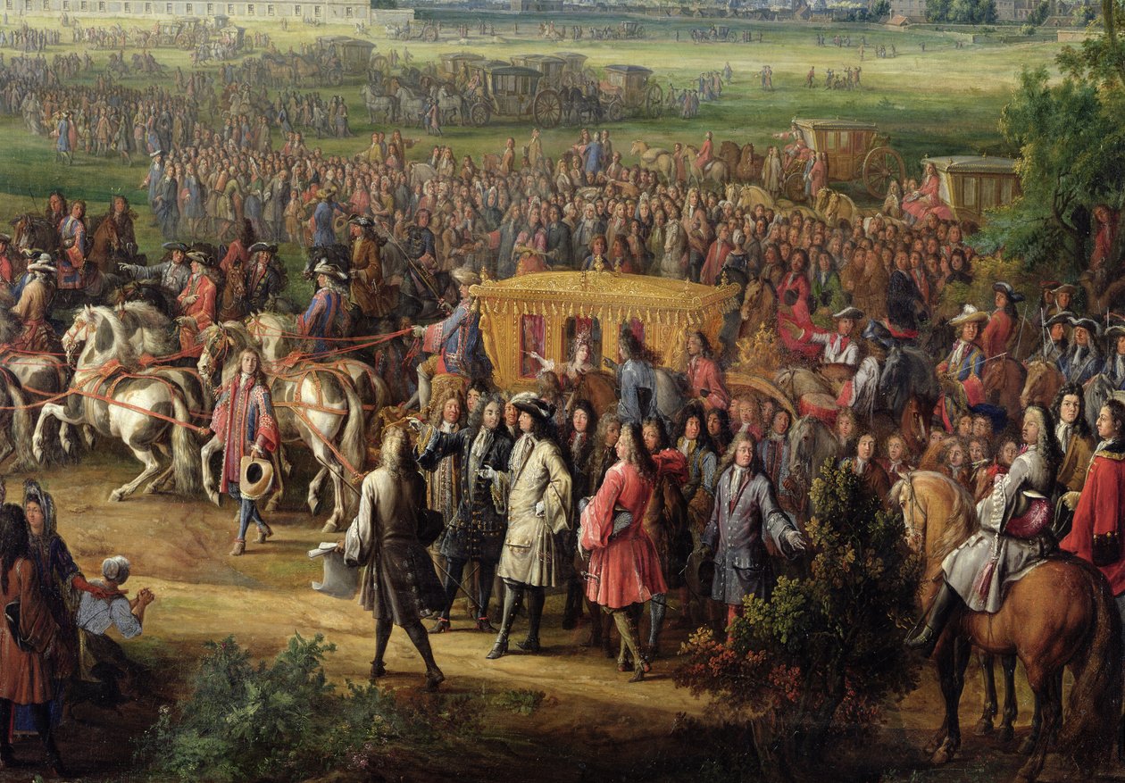 The Inauguration of the Church of the Invalides by Louis XIV by Pierre Denis Martin