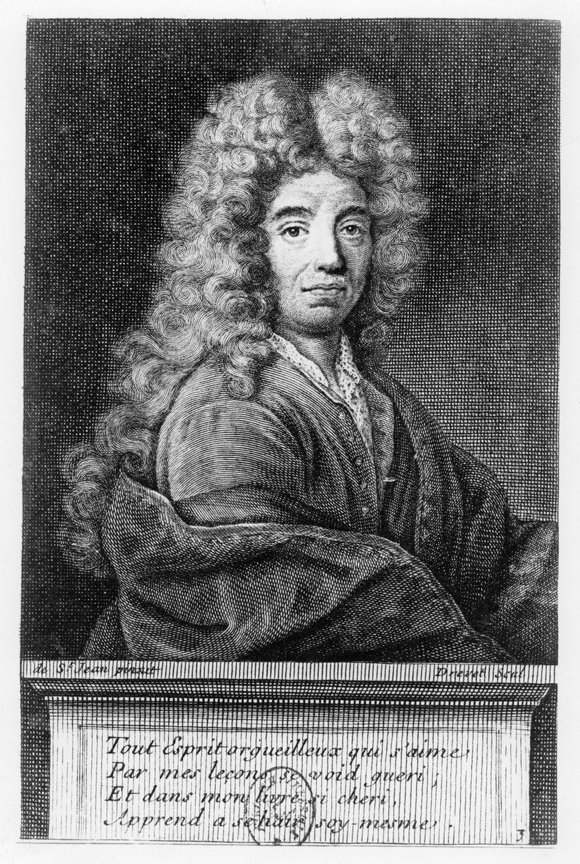 Jean de La Bruyere by Pierre Imbert Drevet