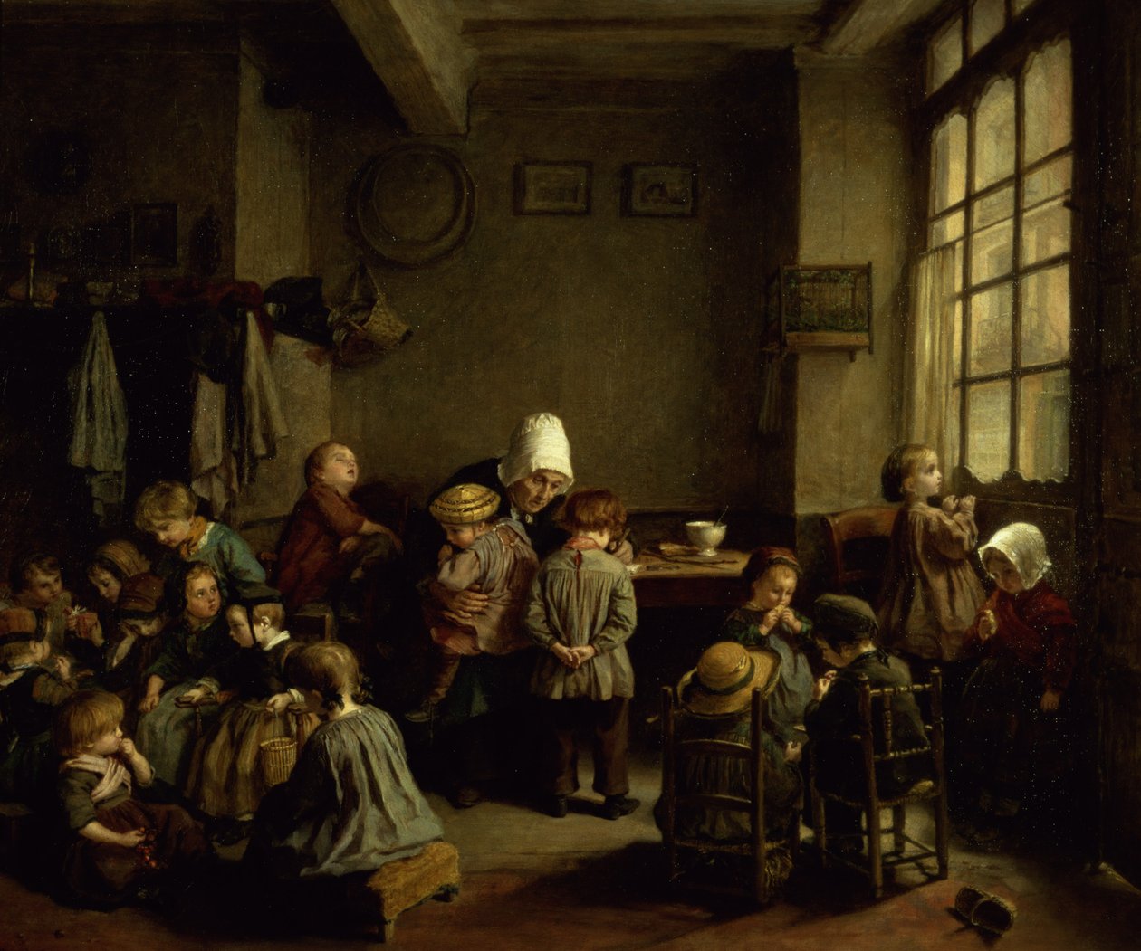 The Kindergarten by Pierre Edouard Frere