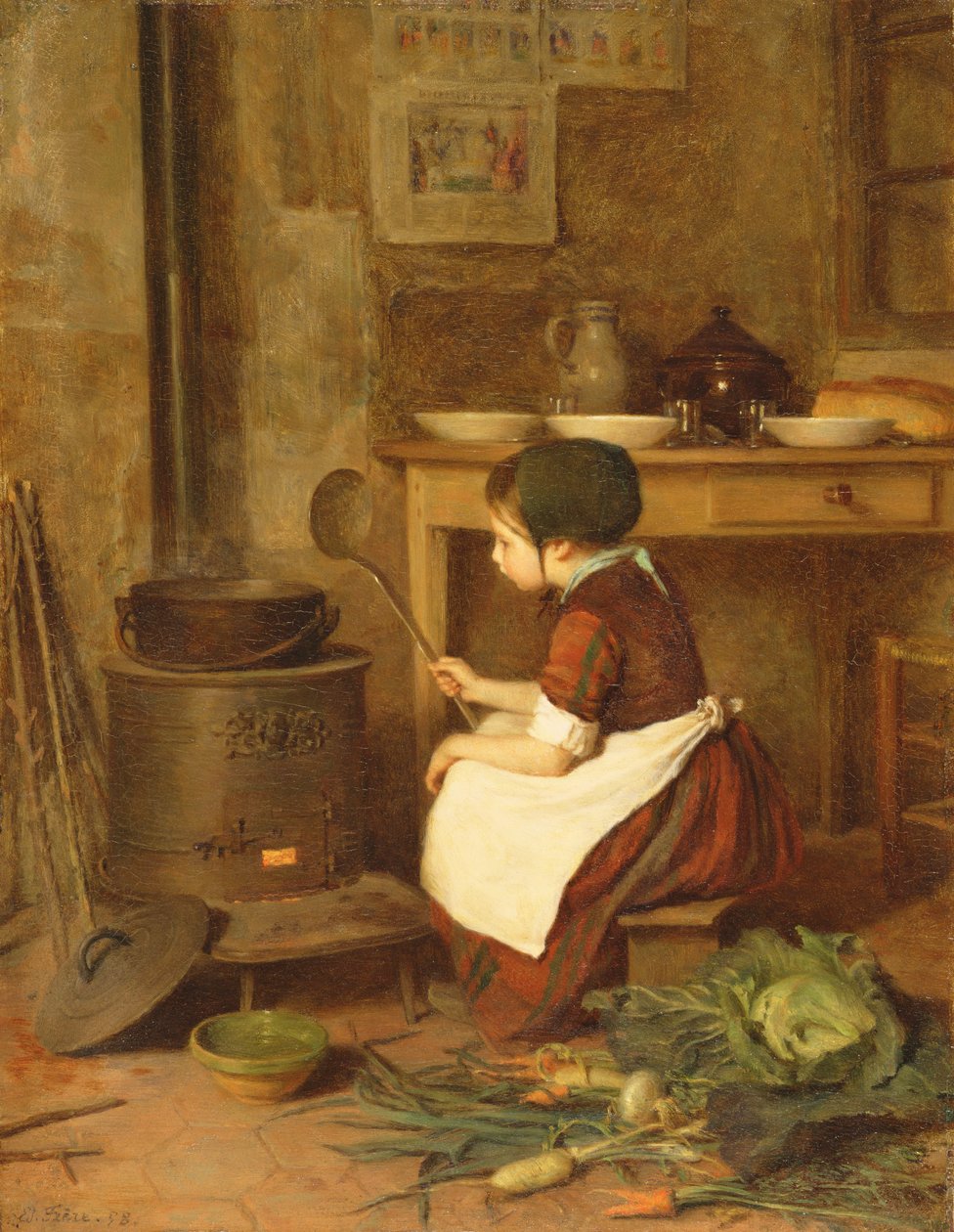 The Little Cook by Pierre Edouard Frere