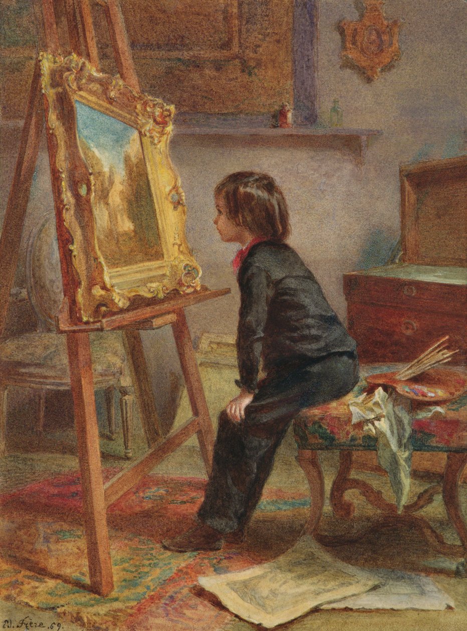 The Young Connoisseur by Pierre Edouard Frere