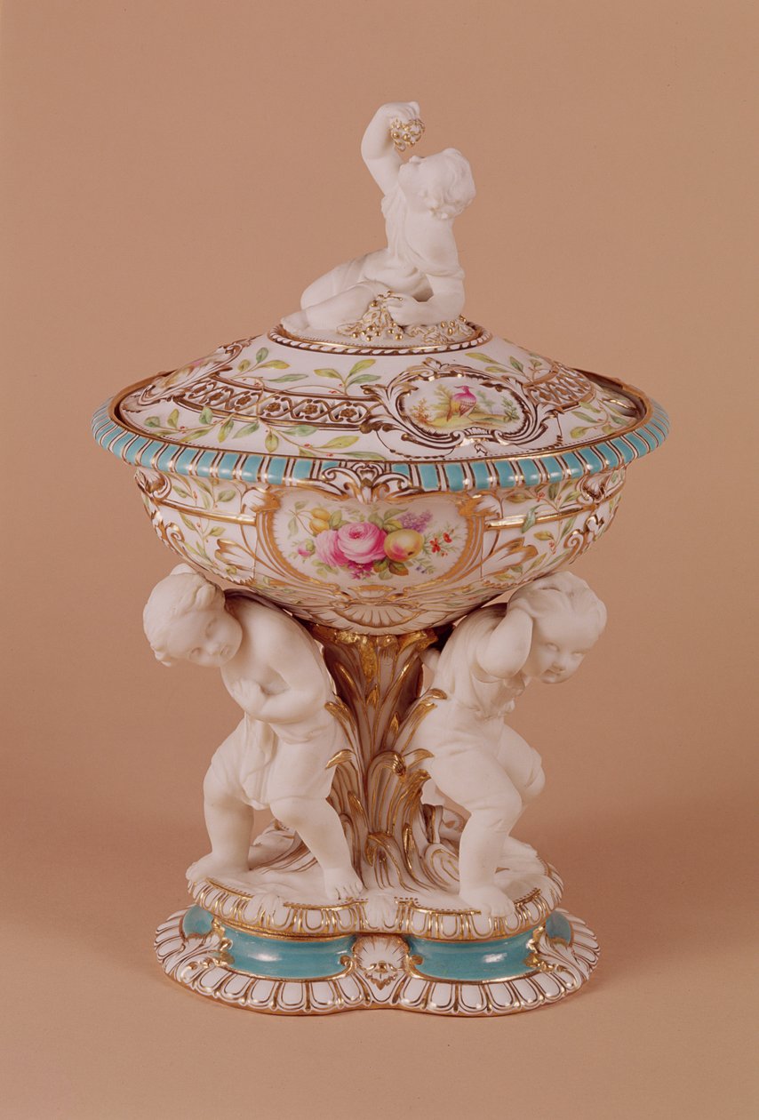 Minton Vase, c.1854 by Pierre Emile Jeannest
