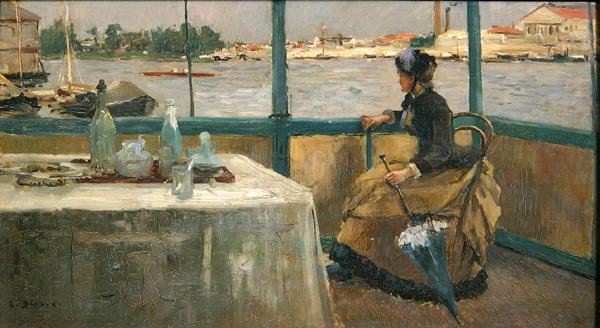 The Seine at Nanterre by Pierre Emmanuel Damoye