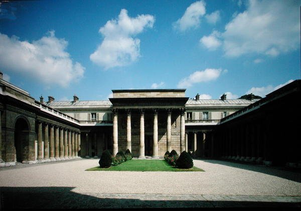 View of the courtyard of the Hotel de Salm, Palais de la Legion dHonneur, built 1782-87 by Pierre II Rousseau