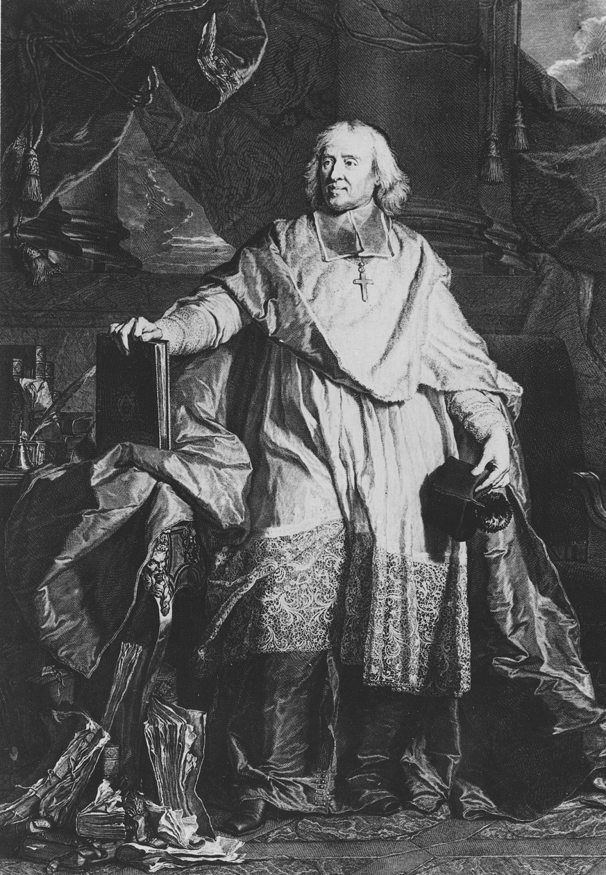 Jacques Benigne Bossuet by Pierre Imbert Drevet
