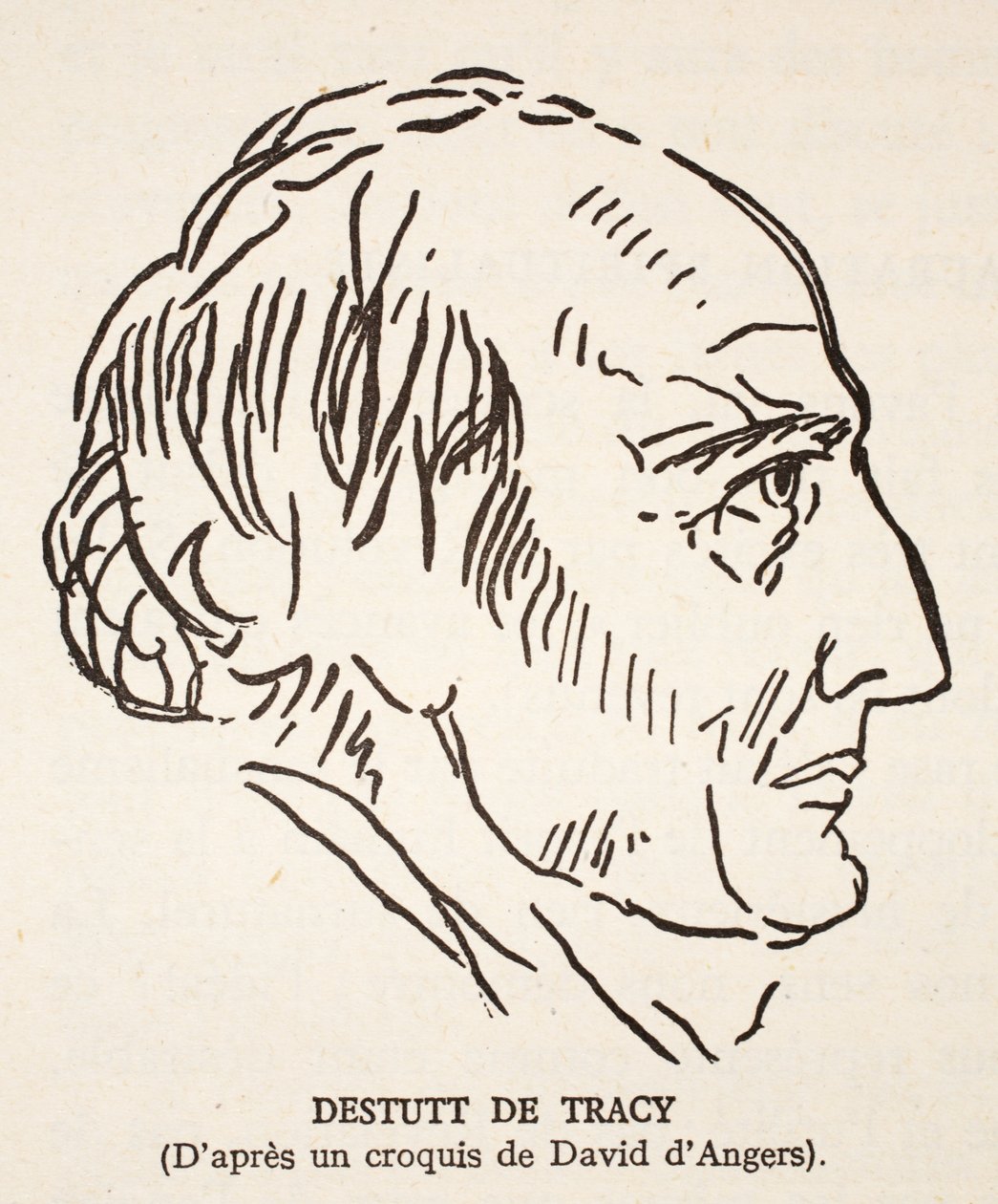 Destutt de Tracy by Pierre Jean David d