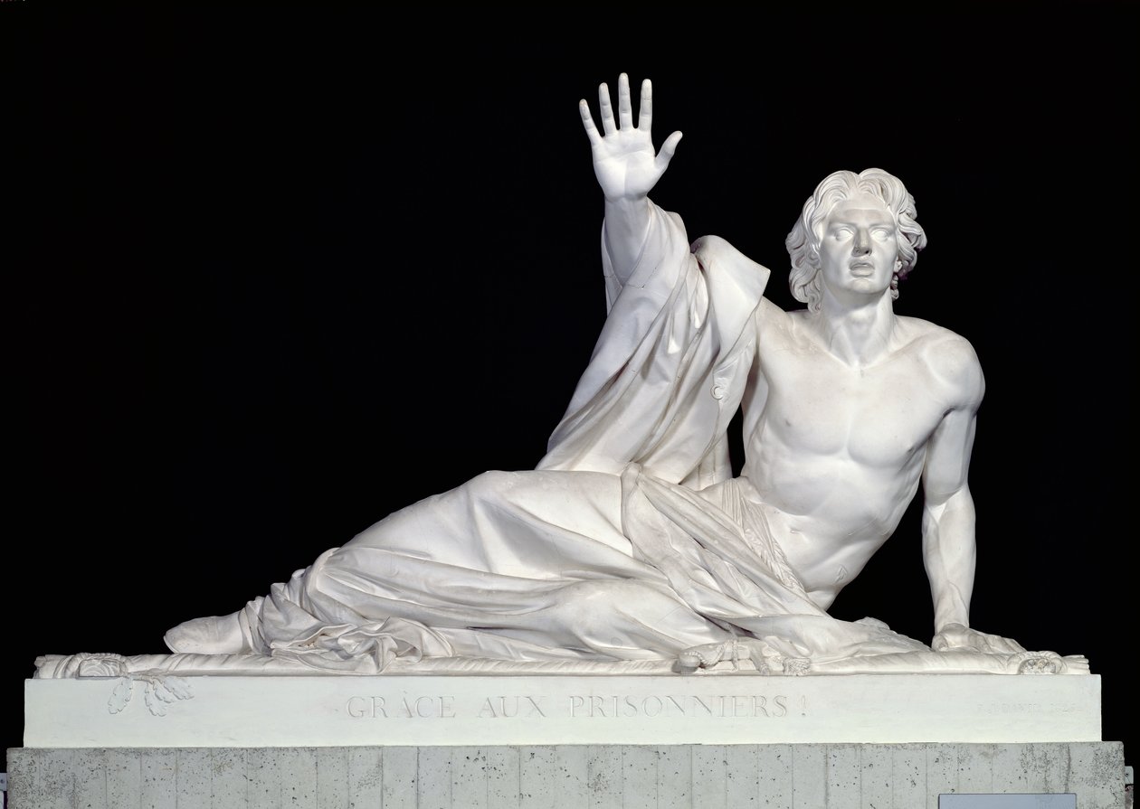 Monument to the Memory of Charles-Artus de Bonchamps (1759-93), 1825 by Pierre Jean David d