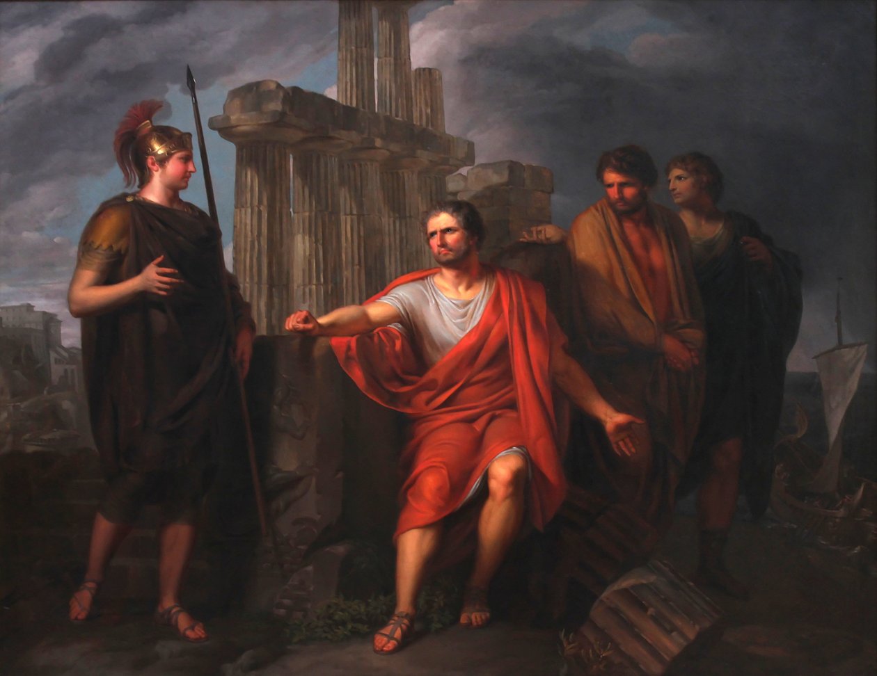 Marius Sitting on the Ruins of Carthage by Pierre Joseph François