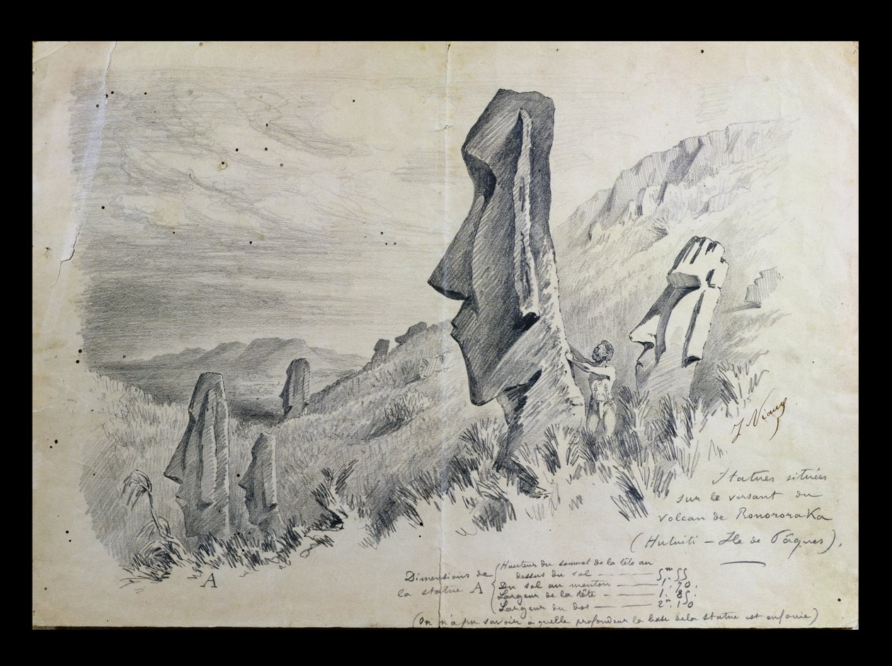 Monuments on Easter Island by Pierre Loti