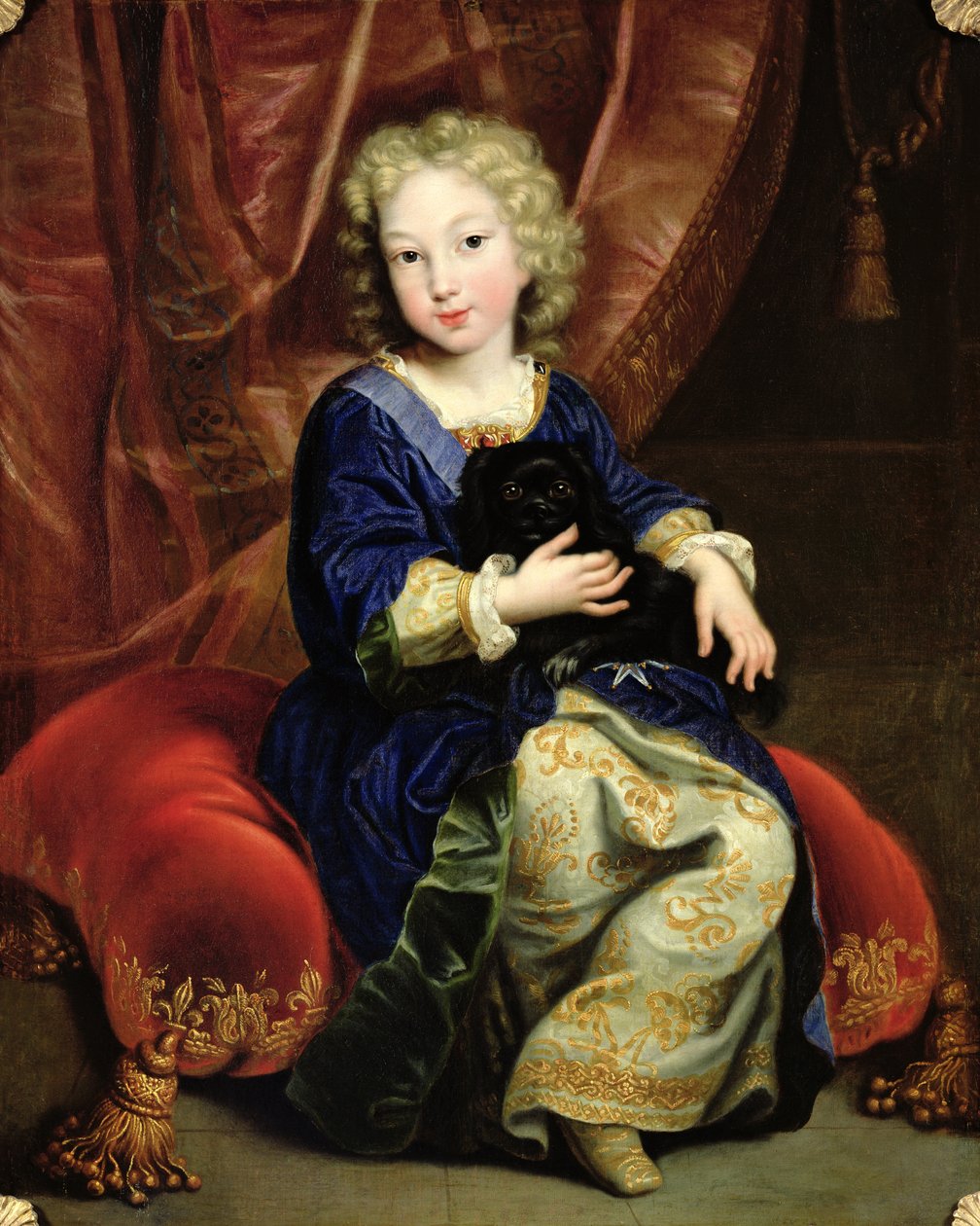 Portrait of Philippe de France, future King Philip V of Spain by Pierre Mignard