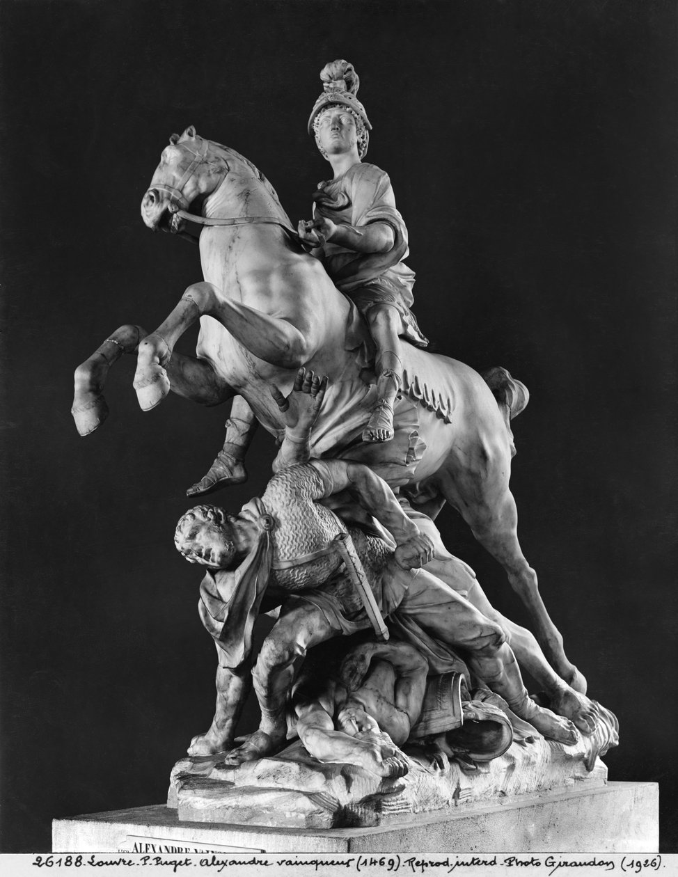 Alexander Victorious, after 1683 by Pierre Puget