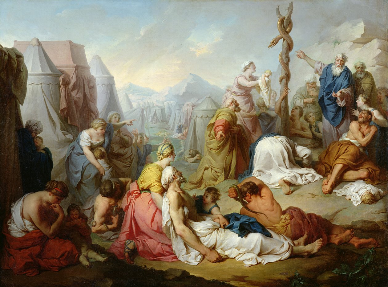 The Brazen Serpent by Pierre Subleyras