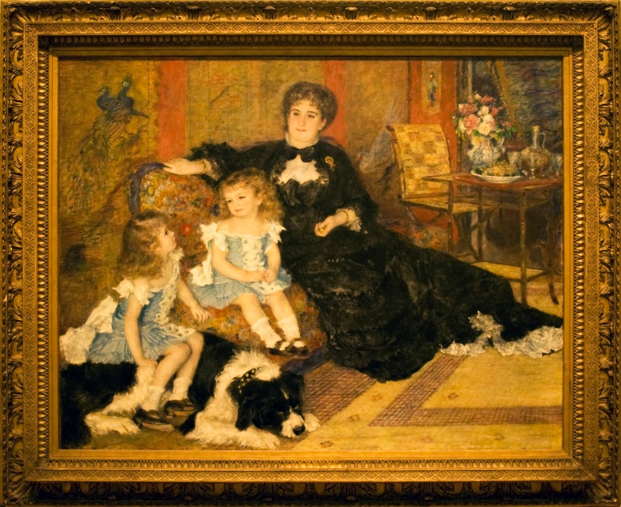 Mme Charpentier and Her Children by Pierre Auguste Renoir